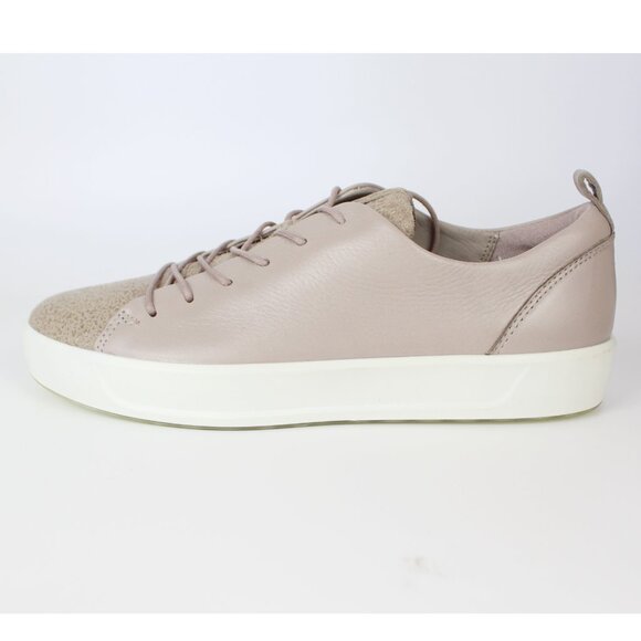 NEW ECCO Soft 8 Comfort Leather Sneaker - Picture 3 of 16